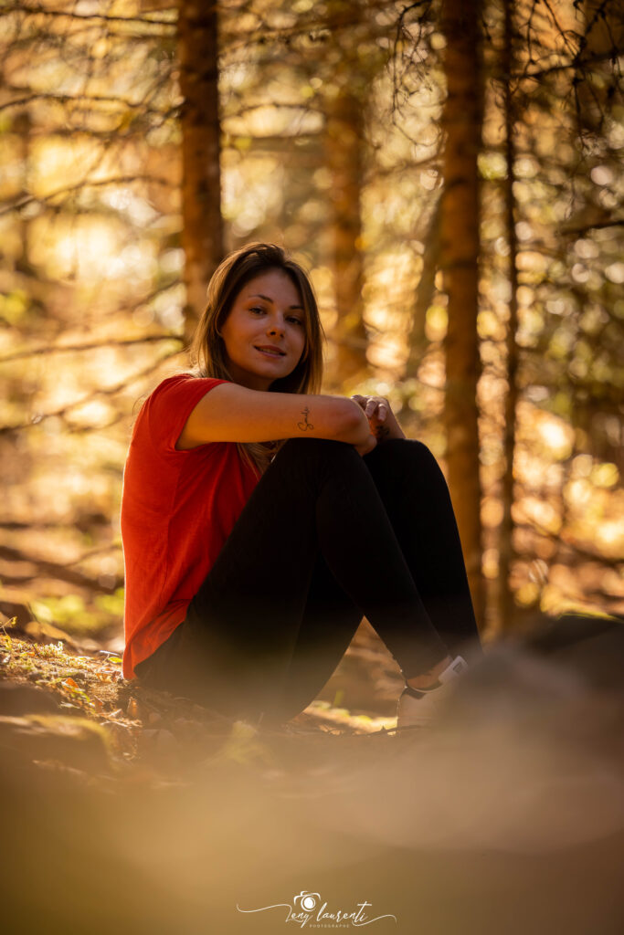 femme foret